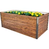 Kép 1/8 - Magaságyás Strend Pro Garden, 200x100x77cm, 3D fa design, fém, magasított