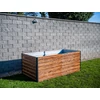 Kép 3/8 - Magaságyás Strend Pro Garden, 200x100x77cm, 3D fa design, fém, magasított