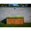 Kép 4/8 - Magaságyás Strend Pro Garden, 200x100x77cm, 3D fa design, fém, magasított