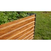 Kép 8/8 - Magaságyás Strend Pro Garden, 200x100x77cm, 3D fa design, fém, magasított