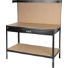 Kép 1/8 - Asztal Racks DWB60, munka, műhelybe, 1x fiók, 120x60x150 cm, max. 230 kg
