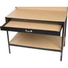 Kép 2/8 - Asztal Racks DWB60, munka, műhelybe, 1x fiók, 120x60x150 cm, max. 230 kg