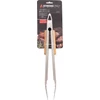 Kép 3/3 - Fogó Strend Pro Grill, grillezéshez, rozsdamentes acél, fa nyéllel, 4,3x38-42 cm