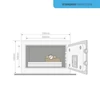 Kép 5/5 - Széf Yale YSV/170/DB2 Value, mini, fekete