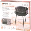 Kép 7/7 - Grill Strend Pro Fabio, BBQ, faszenes, 38x38x55 cm
