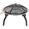 Kép 1/6 - Tűzrakóhely Strend Pro Mara, grill, fém, kerek, 57x57x40 cm