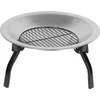Kép 2/6 - Tűzrakóhely Strend Pro Mara, grill, fém, kerek, 57x57x40 cm