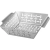 Kép 1/5 - Grillezőlemez Strend Pro Grill, grillezéshez, rozsdamentes acél, 22x18x5,5 cm