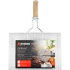 Kép 4/4 - Grillrács Strend Pro Grill, húshoz fa fogantyúval, 49x35x1,5 cm