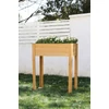 Kép 2/8 - Magaságyás Strend Pro Garden, 84x40x98 cm, fa, magasított, lábakkal