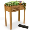 Kép 5/8 - Magaságyás Strend Pro Garden, 84x40x98 cm, fa, magasított, lábakkal