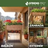 Kép 8/8 - Magaságyás Strend Pro Garden, 84x40x98 cm, fa, magasított, lábakkal