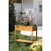 Kép 4/8 - Magaságyás Strend Pro Garden, 89x33x76 cm, alsó polccal, fa, magasított, lábakkal