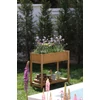 Kép 6/8 - Magaságyás Strend Pro Garden, 89x33x76 cm, alsó polccal, fa, magasított, lábakkal