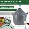 Kép 5/8 - Demizson Strend Pro Cada Inco, 54 liter, üveg, borhoz és pálinkához, műanyag fedél
