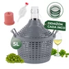 Kép 4/8 - Demizson Strend Pro Cada Inco, 5 liter, üveg, borhoz és pálinkához, műanyag fedél