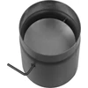Kép 3/3 - Füstcső HS K0250/120/1,5 mm, csappantyúval, rövid húzókarral, vastagfalú acél füstcső