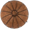 Kép 4/4 - Virágcserép Strend Pro LC-CocoH-24, 35x35x17 cm, függő, acél/kókusz, lánccal és akasztóval