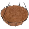 Kép 3/4 - Virágcserép Strend Pro LC-CocoH-22, 25x25x12 cm, függő, acél/kókusz, lánccal és akasztóval