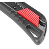 Kép 3/7 - Kés Strend Pro Premium FD781, BlackMatt, SoftTouch, 18 mm, tördelhető pengéjű, + 10 db penge, készle