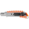 Kép 1/5 - Kés Strend Pro UKX-867-8, 18 mm, tördelhető pengéjű, kerékkel, horog penge, alu/műanyag