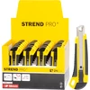 Kép 1/6 - Kés Strend Pro UKBOX-86-18, 18 mm, tördelhető pengéjű, műanyag, 24 db-os display doboz