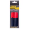 Kép 3/3 - Ceruza Strend Pro CP0658, ács, 175 mm, ovális, piros/kék bél, 12 db-os csomag