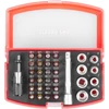 Kép 2/4 - Bit készlet Strend Pro EVE-12091, 34 részes, L-25 mm, S2, CrV + bittartó
