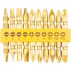 Kép 1/3 - Bit készlet Strend Pro YF40020, 10 részes, L-65 mm, CrV, GoldenFish