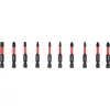 Kép 4/4 - Bit készlet Strend Pro Premium, PH, PZ, TORX, S2 szilárdság, 1/4", 50mm, 10 részes