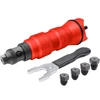 Kép 1/8 - Adapter Strend Pro Premium, fúróhoz, 1/4", 2,4 - 6,4 mm, szegecselő, popszegecsekhez, kofferben