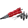 Kép 1/8 - Adapter Strend Pro Premium, fúróhoz, 1/4", M3 - M10, szegecselő, anyacsavar szegecsekhez, kofferben