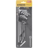 Kép 5/5 - Kulcs készlet Strend Pro HK0259, 9 részes, T10-T50, Torx, belső