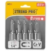 Kép 3/3 - Fej Strend Pro MS84, mágneses, 8 mm, 1/4", mágneses bittartó, 5 db-os csomag