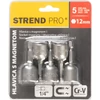 Kép 3/3 - Fej Strend Pro MS84, mágneses, 12 mm, 1/4", mágneses bittartó, 5 db-os csomag