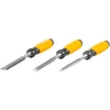 Kép 2/5 - Véső készlet Strend Pro Premium, fához, 12-19-25 mm