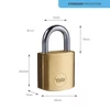 Kép 3/3 - Lakat Yale Y110B/25/113/1, Standard Security, függő, 25 mm, 3 kulcs