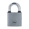 Kép 1/3 - Lakat Yale Y111S/38/121/1, függő, vas, ezüst, 38 mm, 3 kulcs