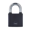 Kép 1/3 - Lakat Yale Y111B/38/121/1, függő, vas, fekete, 38 mm, 3 kulcs
