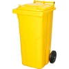 Kép 1/5 - Konténer Europlast 120 lit., műanyag, sárga 1018, HDPE, szemeteskuka