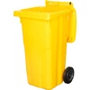 Kép 2/5 - Konténer Europlast 120 lit., műanyag, sárga 1018, HDPE, szemeteskuka