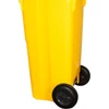 Kép 4/5 - Konténer Europlast 120 lit., műanyag, sárga 1018, HDPE, szemeteskuka
