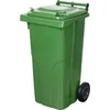 Kép 1/5 - Kuka Europlast 120 literes, műanyag, zöld, HDPE, hulladékgyűjtő050000006877