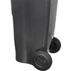 Kép 4/5 - Kuka Europlast 120 literes, műanyag, fekete, HDPE, hulladékgyűjtő