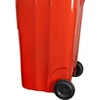 Kép 4/5 - Edény Europlast 240 liter, műanyag, piros, szemeteskuka