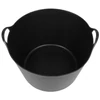 Kép 2/4 - Vödör Strend Pro Flexi, fekete, építőipari, fülekkel, 51,5x39 cm, 55 literes