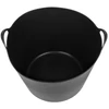 Kép 2/5 - Vödör Strend Pro Flexi, fekete, építőipari, fülekkel, 46,5x37 cm, 42 literes