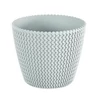 Kép 1/2 - Virágcserép SPLOFY, 218/184 mm, 5,0 liter, fehér