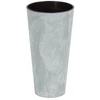 Kép 1/2 - Virágcserép betéttel TUBUS Slim Beton, 250x475 mm, beton hatású