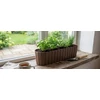 Kép 2/2 - Virágcserép BOARDEE Case, 587x144x130 mm, barna
